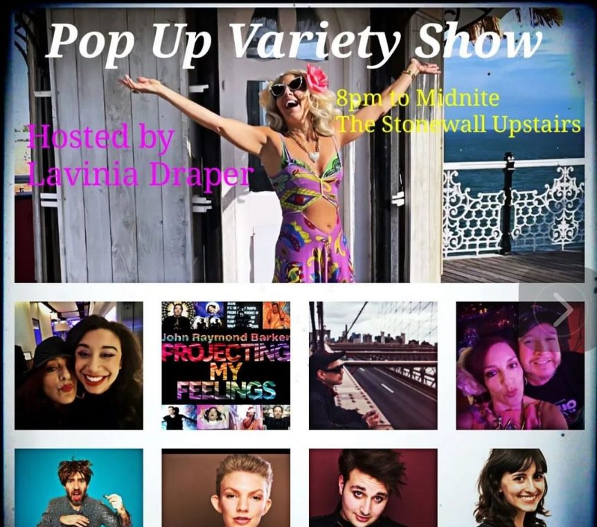 Promo for Pop Up Variety Show at Stonewall